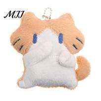 Mini Cat Plushie Cartoon Plush Pendant, Stuffed Kitten Bag Backpacks Charm, Small Animal Keychain Car Rearview Mirror Decorative Accessory Hanging A