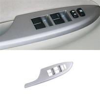Toyota Corolla 09-13 Left Window Switch Trim - Silver gray