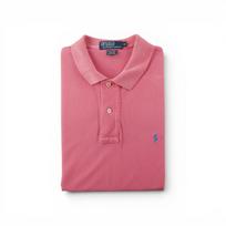 Seconde vie - Polo manches courtes Homme Rose - Bon état M ryškiai rožinė