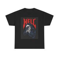 See Ya In Hell Graphic T Shirt Retro Reaper Unisex Heavy Cotton Tee S