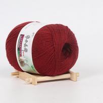 Line Hand-Knitted In Baby Wool Scarf Line Fine Wool One Size