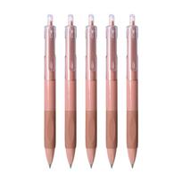 Retractable Quick-Drying Pen 0.5mm Fine Smooth Writing Pens for School Supplies One Size rožinė