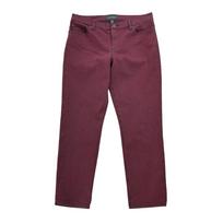 Women's Striped Pants Jean Co Red