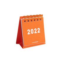 2022  Desk Calendar Desktop Standing Flip Monthly Calendar For School Home  Schedule Planner oranžinė