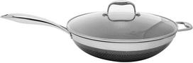 Kohersen black cube diamond coated wok 32 cm, 5.1 l