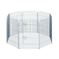 Free-Range Enclosure Puppy Playpen Puppy Fence Playpen Puppy Gate for Animals 8-Piece W63 x H91 cm 63 x 1 x 91 cm sidabras