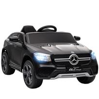 Electric Car for Kids, 12V Kids' Car with Remote Control, LED Lights, Music, 3 Speeds, 3-6 Years, Black 105 x 68 x 50 cm juoda