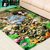 3D kilimas Viduržemio jūros delfinų stiliaus kilimėlis svetainė kavos staliukas sofa miegamojo grindų kilimėlis 100cm*160cm