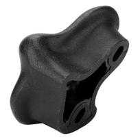 10PCS Plastic Textured Rock Climbing Stone Rocks Wall Stones Kids Assorted Kit Bolt Black juoda