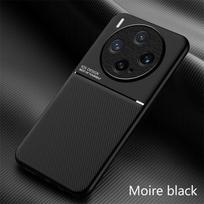Tvirtas neslystantis dėklas, skirtas Vivo X300 Pro, apsauginis dangtelis, magnetinis laikiklis, Coque Fundas Capa vivo X300 juoda