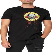 Guns N’ Roses Men's Bullet T-Shirt Black S juoda
