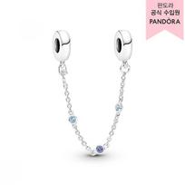 Pandora Triple Blue Stone Safety Chain 791688c01 Single option