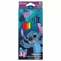 Spalvoti pieštukai STITCH, 12 spalvų