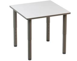 Reguliuojamo aukščio stalas IDRA 80x60 cm (T2-T6) baltas