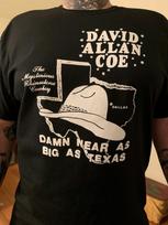 David Allan Coe Texas T Shirt Band S-4XL Cotton 1 Front NL2042 XXL