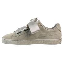 Puma Suede Heart Pebble Women Sneakers Gray 365210-02 37