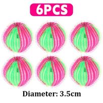 6/12pcs Magic Laundry Balls Hair Catcher Cleaning Balls Reusable Washing Machine Fur Stain Removal Filter Dirty Collection Tools