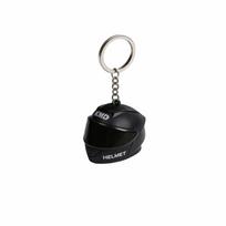 Light LED Helmet Keyring Creative Creative Bag Key Pendant  Children juoda