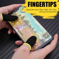 2PCS Touch Screen Sweat-proof Finger Gloves Sleeve For Cell Phone Mobile Games