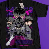 Kaiju Monster Anime T-Shirt, Military Action Manga Graphic Tee, Japanese Streetwear Shirt, Sci-Fi Anime Aesthetic, Otaku Unisex Gift M