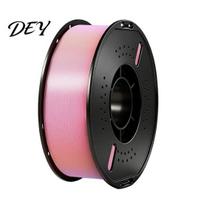 1.75mm PLA Filament Rainbow Gradient Candy Color Filament, Dimensional Accuracy +/-0.02mm, 1Kg High Toughness Spool 3D Printer for Most FDM