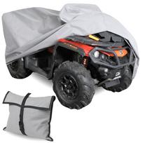 Pokrowiec na quad xl 225-250cm plandeka ochrona uv classic szary