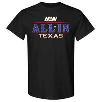 AEW ALL IN Texas Logo T-Shirt Fan Gift S-5XL Unisex T-Shirt Graphic Tee S