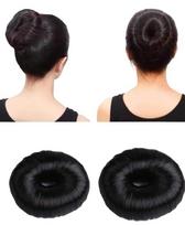 Miss Lirenn® 02 PCS Donut Bun Cushions, Wig Winder Hair Bun Maker Set, Hair Styling Hairstyle Aid Set, Doughnuts Bun Bun Suitable for Women and Gir