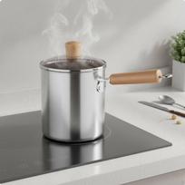 Small Household Deep Fryer Cookware Oil Saving Frying Pot Induction Compatible Stainless Steel