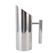 1 Liter Capacity Stainless Steel Water Pitcher Drink Pitcher With Handle  For Bar sidabras