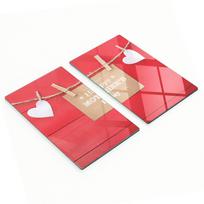 Kuchenne Wielofunkcyjne Dekoracyjne Deski Hartowane Dzień Matki 2X30X52 Cm