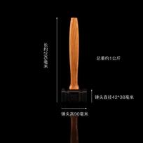 Heavy-duty Stone Working Hammer 440C Large Steel Hammer with HRC 58 Hardness High-quality Hand Tool Metalworking