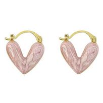 Cercei Dama Cute Heart Earrings Lovely Lady Theme Pink Sweet Jewelry Valentine's Gift Women's Earrings