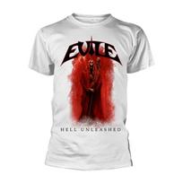Evile Hell Unleashed White Unisex TShirt L