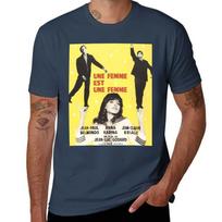 A Woman Is A Woman JeanLuc Godard Anna Karina Jean Paul Belmondo Jean Claude Brialy TShirt S