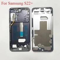 Middle Frame Bezel For Samsung Galaxy S22+ S22 Plus LCD Display Refurbish Replacement Parts S22Plus Black EU