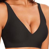 Women Seamless Wireless Comfortable Full Coverage Breathable Daily Bra S juoda