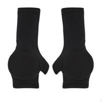 Ice Skating Hand Protector Padded Palm Stretch Material Black Xxs