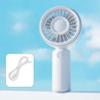 Mini Handheld Fan Portable USB Rechargeable Quiet Fans Table Makeup Eyelash Cooler Outdoor Office Travel Air Cooler Fan balta