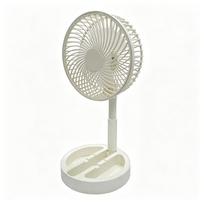 Stand Fan 6Inch Folding Portable Telescopic Floor USB with Rechargeable Battery Speeds Super Quiet Adjustable Height desktop fan balta