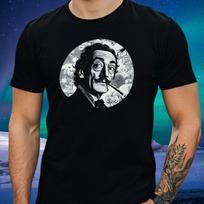 Mens Salvador Dali Motif Cotton T-Shirt Size XS to 5XL- S