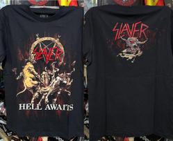 Slayer Hell Awaits 2 sided T-shirt XXL