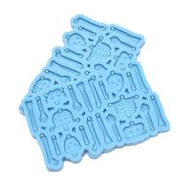 Silicone Skull Skeleton Pendant Mold Epoxy Resin Mould Diy Jewelry Making Tool