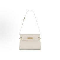 [Pre-Owned] Ysl Sl Manhattan Adjustable Shoulder Strap Leather Crossbody Bag - Excellent #1TA04S ONE SIZE