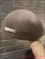 Women's Large Circumference Retro Woolen Warm Beret Hat One Size kupranugaris