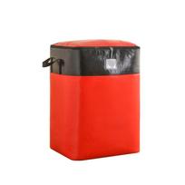 Large Capacity Moving Package Bag Waterproof Moisture-proof Luggage Packing Bag Reusable Heavy Duty Quilt Clothes Storage Bag L raudona