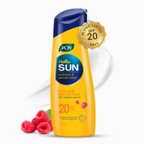 Joy Hello Sun Body Sunscreen Lotion SPF20 PA++ (300ml) | INVIVO Tested | UVA + UVB Protection | Tan Control and restores Glow | Lightweight, Fast A