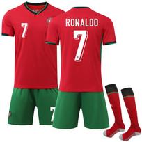 Soccer Uniform Set, Short Sleeve Football Jersey and Shorts Sportswear Kit for Training, Matches and Team Activities 16（Rec. Height 90-100cm）