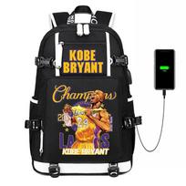 Kobe kuprinė NBA krepšinio treniruočių krepšys Lakers Nr.. 24 žvaigždžių didelės talpos sportinis kuprinė vyrams no specifications black