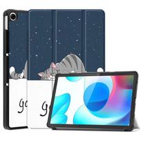 Dėklas, skirtas OPPO Realme Pad 10.4 2021 RMP2102 RMP2103 Dėklo dangtelis Funda Tablet Atsparus smūgiams 2 viename PC Silicio hibridinis stovas Coque Shell gray